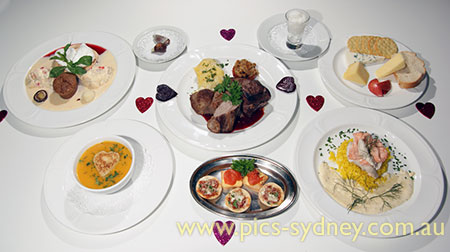 Valentine's Day menu (previous year)
